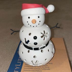 Very Cute PartyLite P91946 Santa Snow Tealight Holder ⛄️Bundle for a Discount⛄️